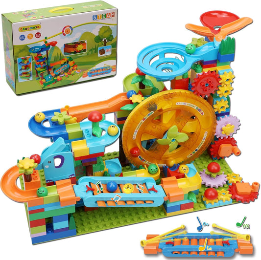 Marble Run Building Blocks for Kids Ages 4-8, STEM Fun