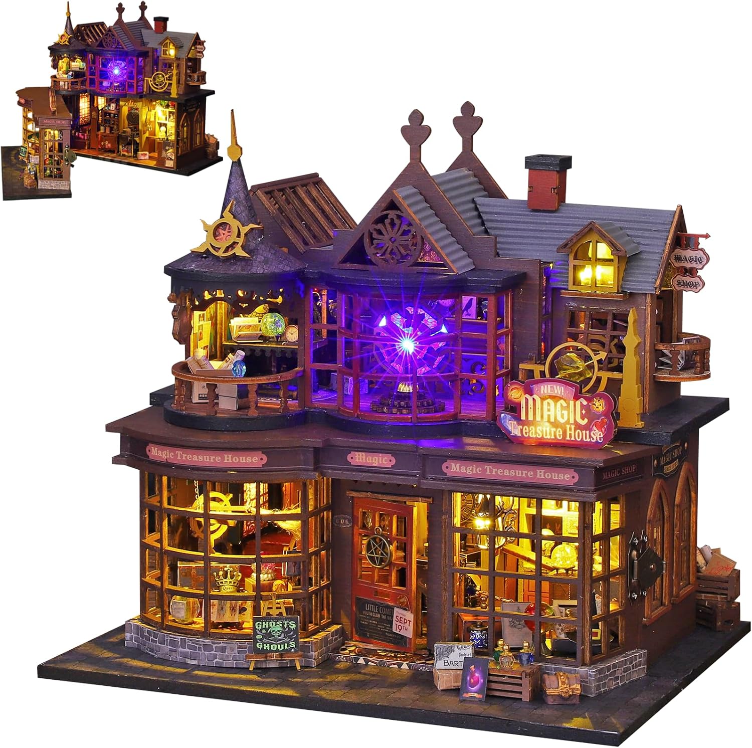 DIY Miniature House Kit for Creative Crafts and Home Decor