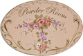 Emma Powder Room Wall Plaque Multi Pastel - Classy Bathroom Decor