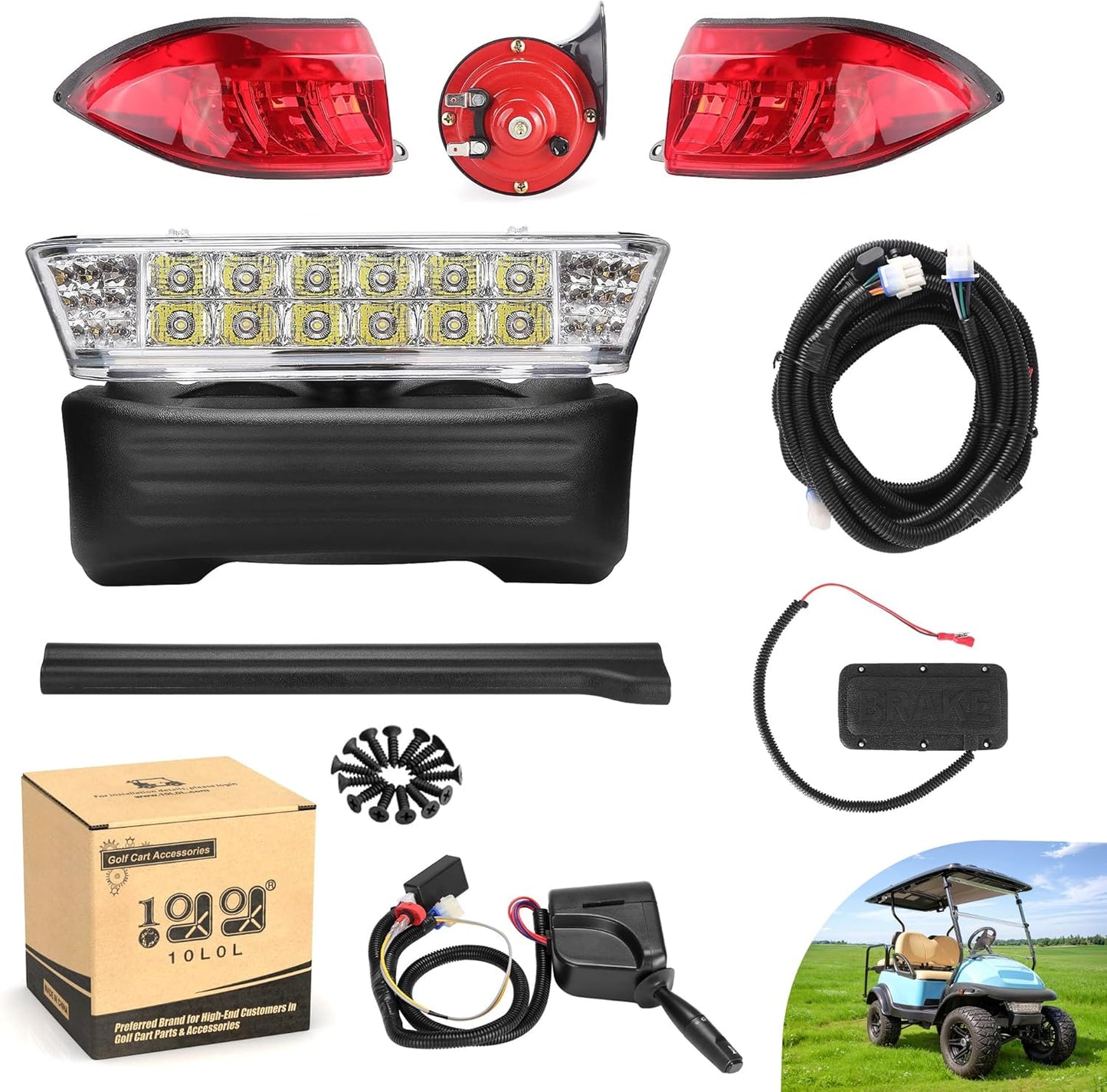 Deluxe Golf Cart Light Kit for Club Car Precedent 2004-2019