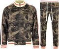Men's Velour Velvet Tracksuit Sets - Casual Gym Lounge Comfort