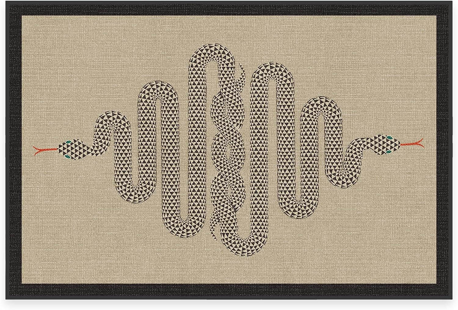 RUGGABLE x Jonathan Adler Machine Washable Area Rug Venom Neutral
