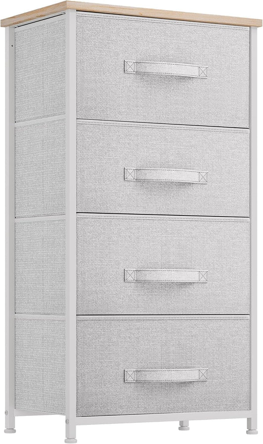 YITAHOME Dresser with 4 Drawers - Sturdy Fabric Storage Unit