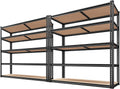 REIBII 2500LBS Garage Shelving 72in H x 40in W - Heavy Duty 5 Tier