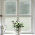 Reeded Glass Privacy Film 29.5x157.4 in - Frosted Static Cling