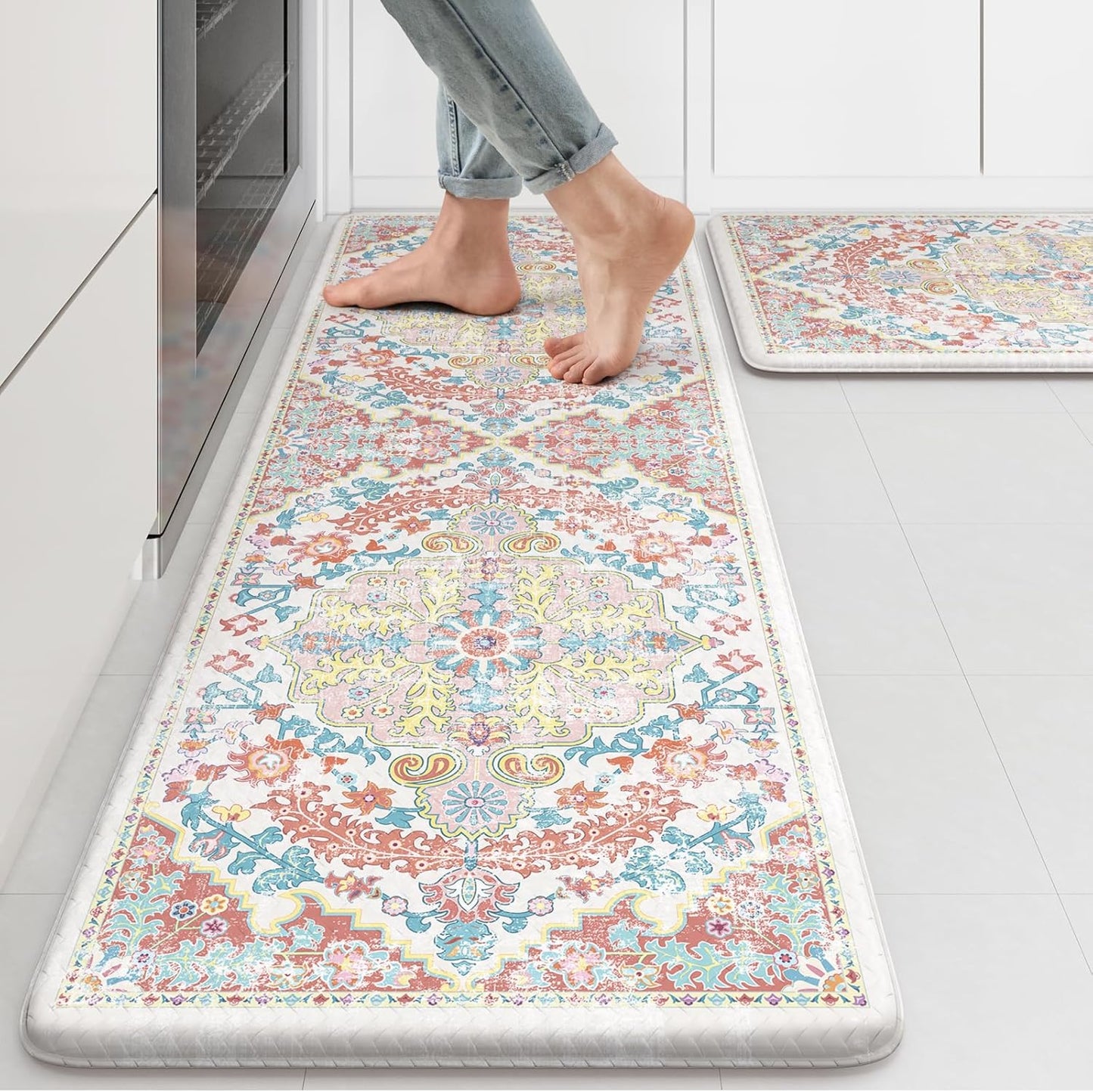 KIMODE Kitchen Mats for Floor - Cushioned Anti Fatigue Rugs