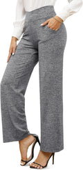 Wide Leg Pants for Women Loose Yoga Pants with Pockets (Style QRT4)