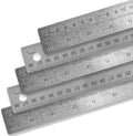 Pacific Arc 15 in Stainless Steel Ruler 5 Pack - Cork Non-Slip Edge