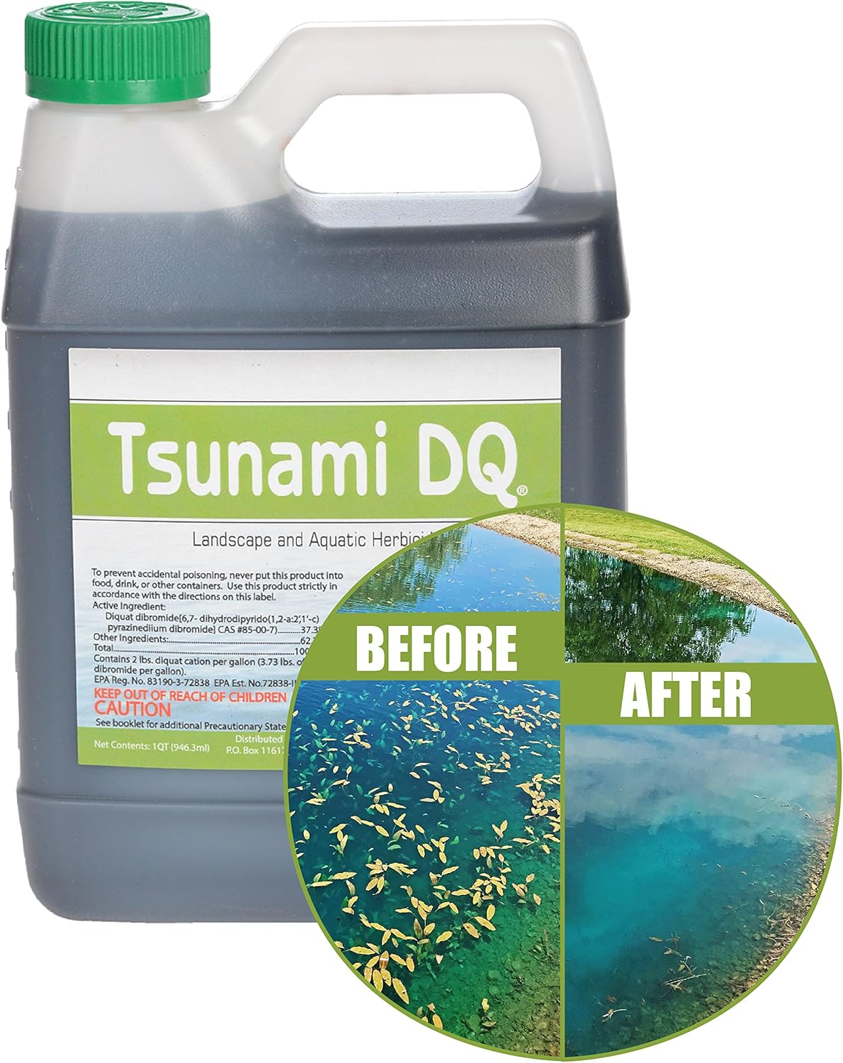 Tsunami DQ Aquatic Herbicide for Effective Aquatic Weed Control