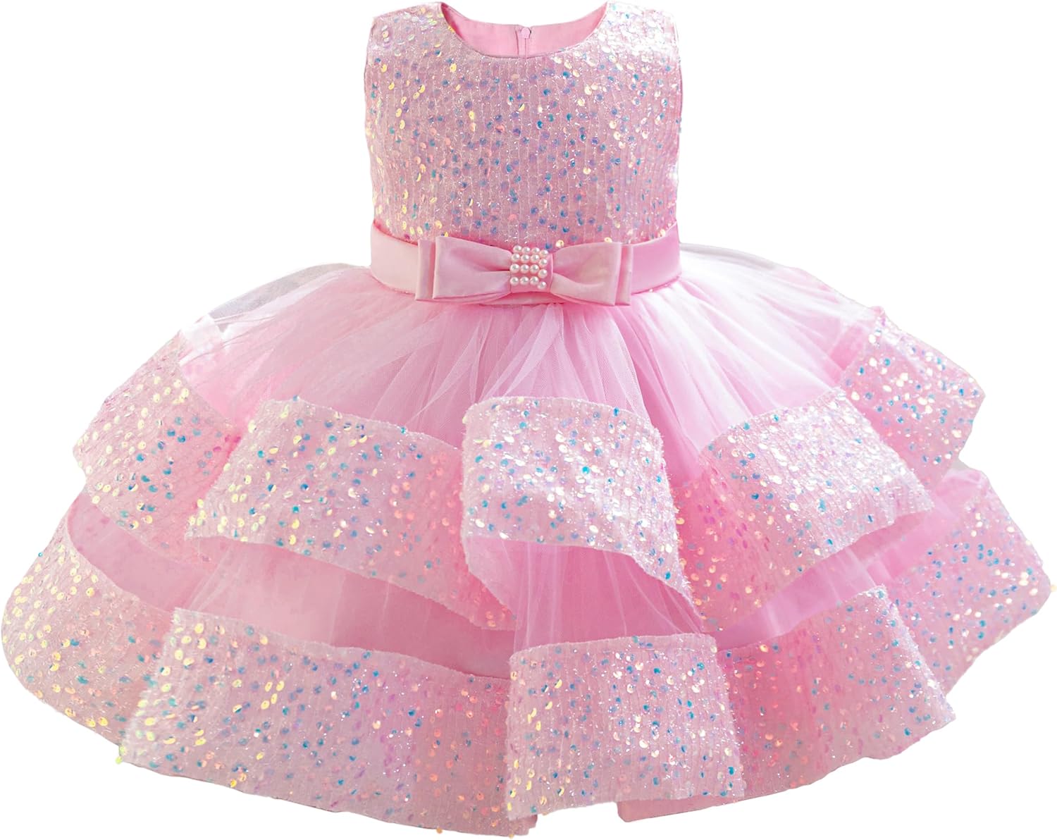 Miipat Baby Girl Pageant Dress for Weddings and Parties