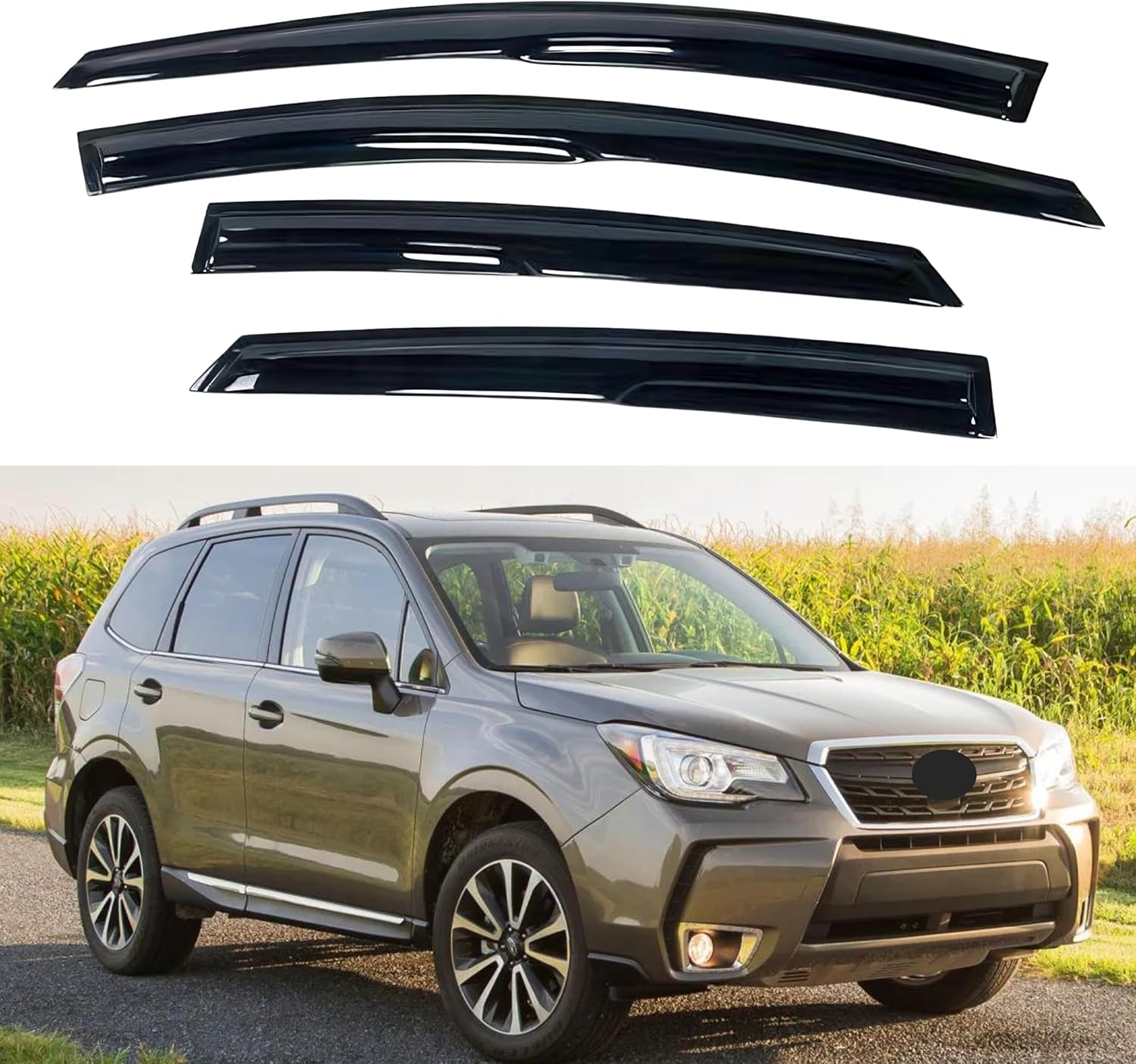IG Window Visor for Subaru Forester 2014-2018 - Durable Rain Guard