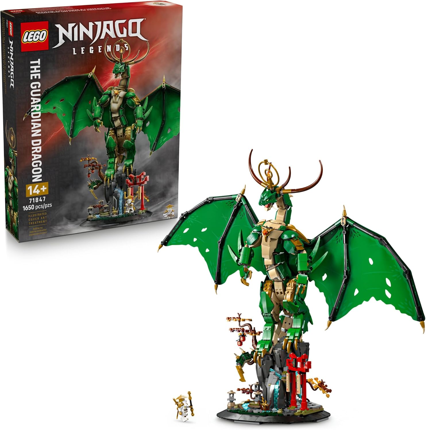 LEGO NINJAGO The Guardian Dragon Model Building Kit for Teens
