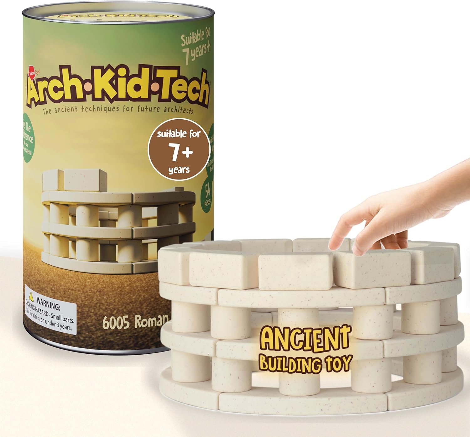 Taksa Toys Arch-Kid-Tech Roman Theater STEM Building Blocks Kit