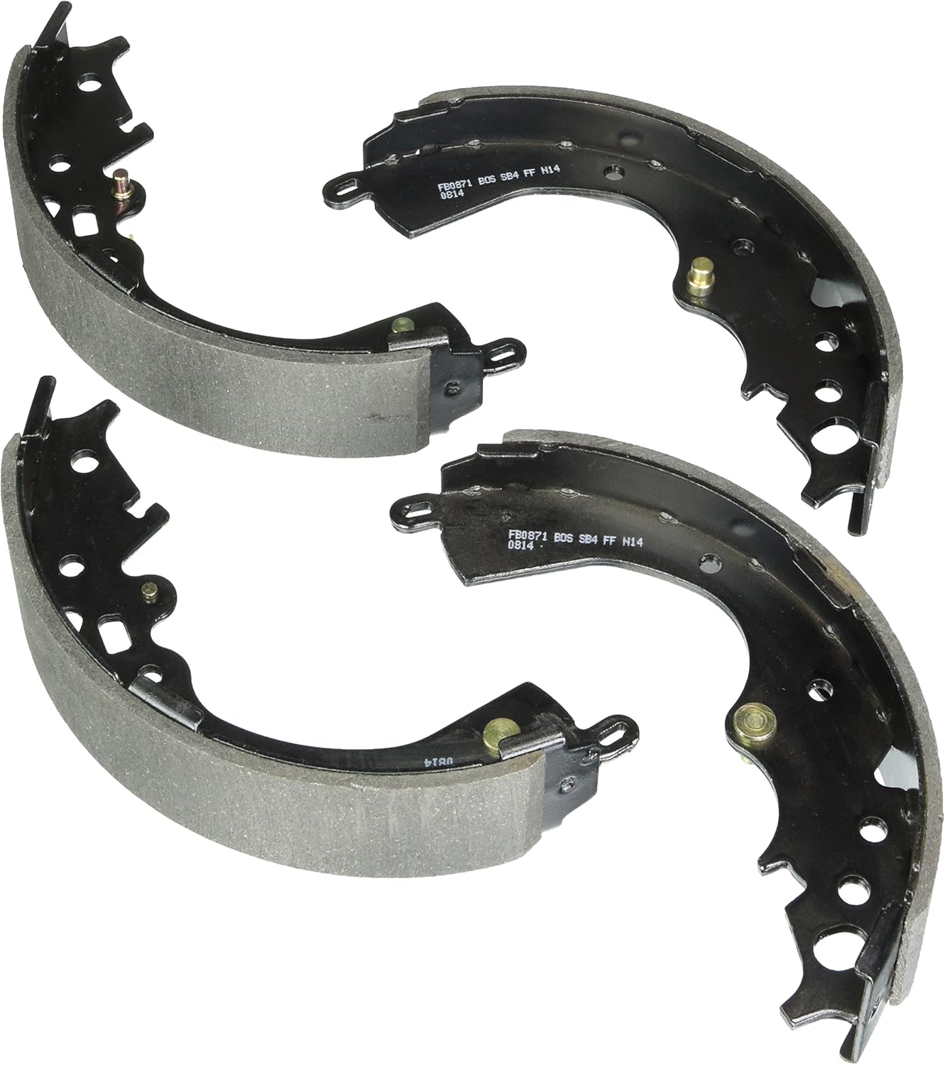 BOSCH BS871 Blue Drum Brake Shoe Set for Toyota Tacoma REAR