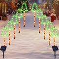 Christmas Solar Pathway Lights for Outdoor Holiday Decor