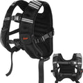 Weighted Vest 12lb-40lb Adjustable Fit - Stable, Odorless Training