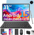 Android 15 Tablet 11 in Silver - 24GB RAM + 256GB Storage