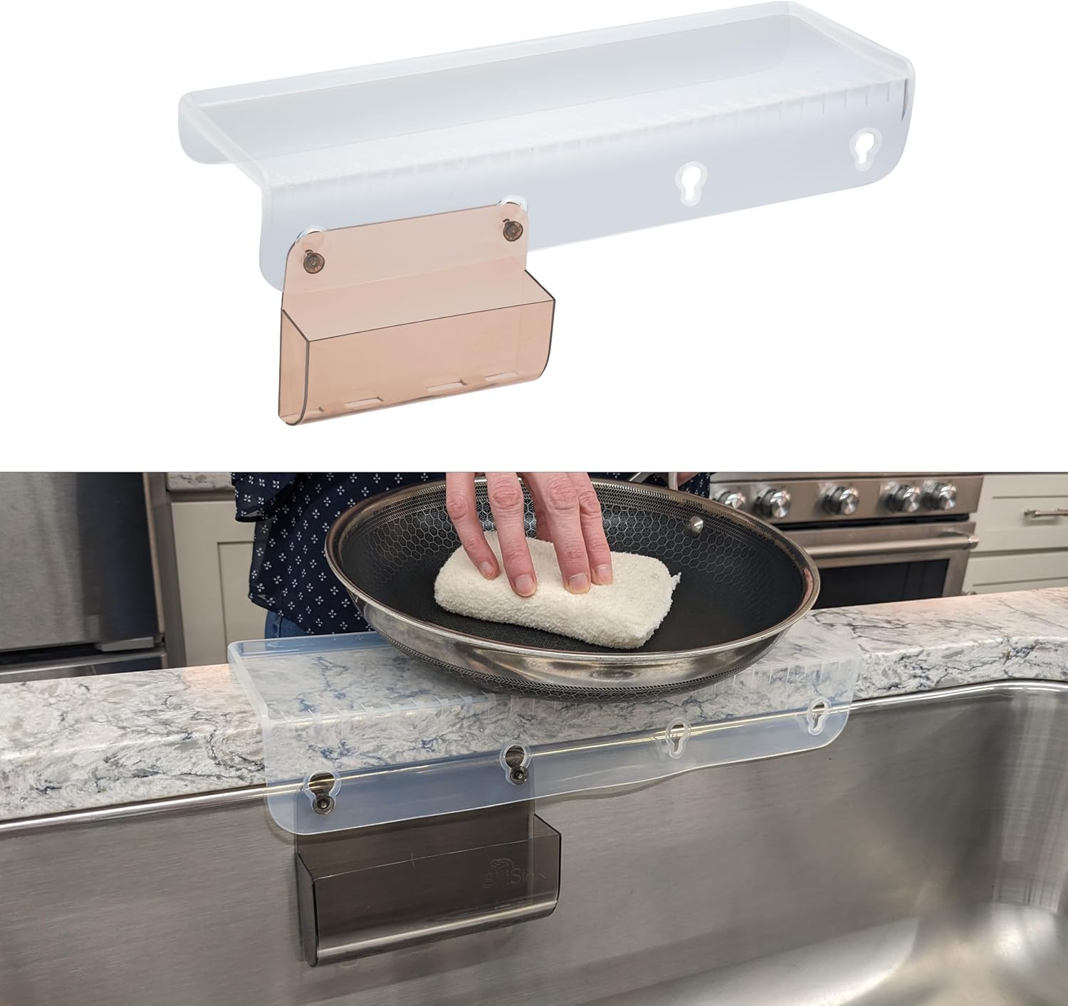 SiliSink Silicone Edge Guard for Kitchen Sink by SiliProducts