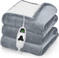 greenoak Heated Blanket Electric Throw 50in x 60in - 10 Heat Levels