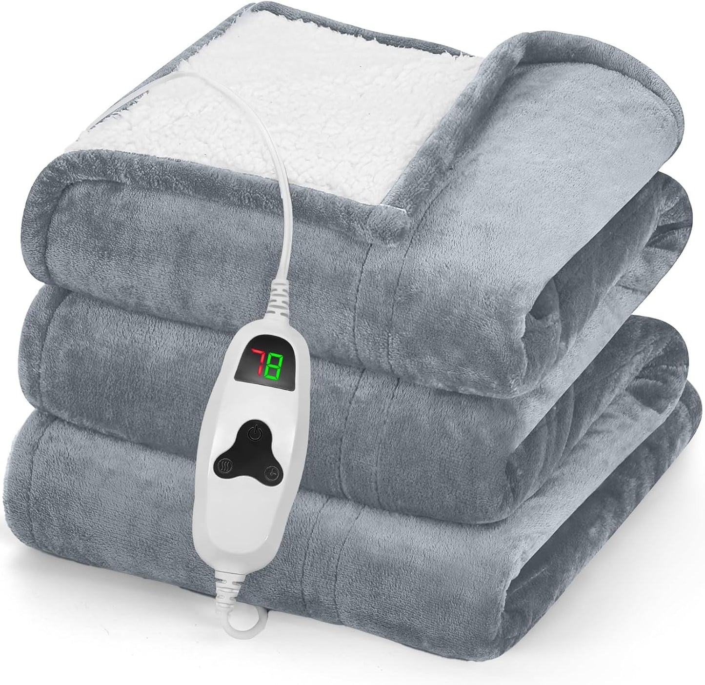 Greenoak Heated Blanket Electric Throw for Ultimate Comfort