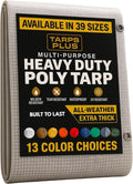 Poly Tarps Clear Tarp 10x16 ft 12 Mil Heavy-Duty - All-Purpose Cover