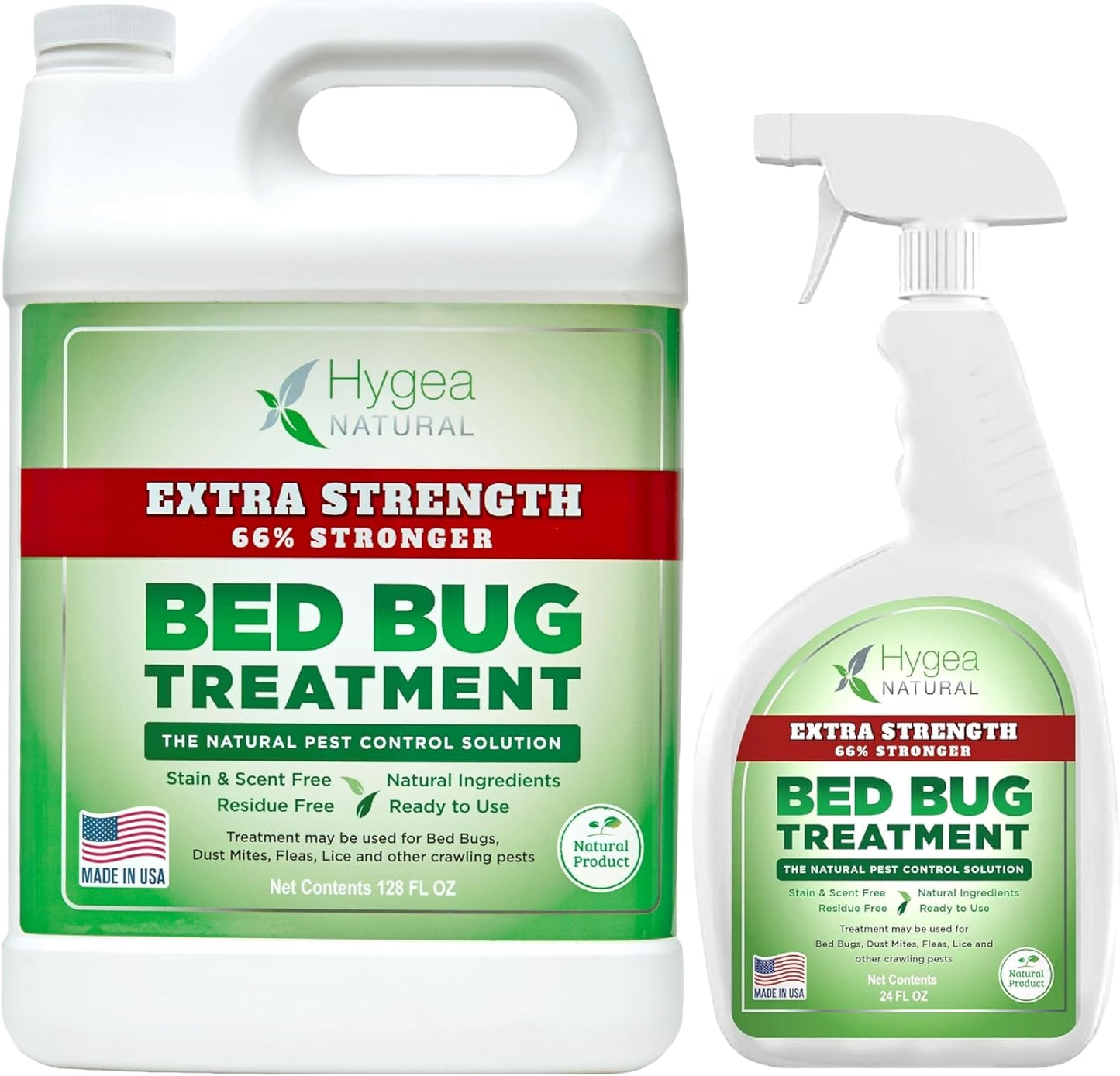 Hygea Natural Extra Strength Bed Bug & Lice Elimination Duo