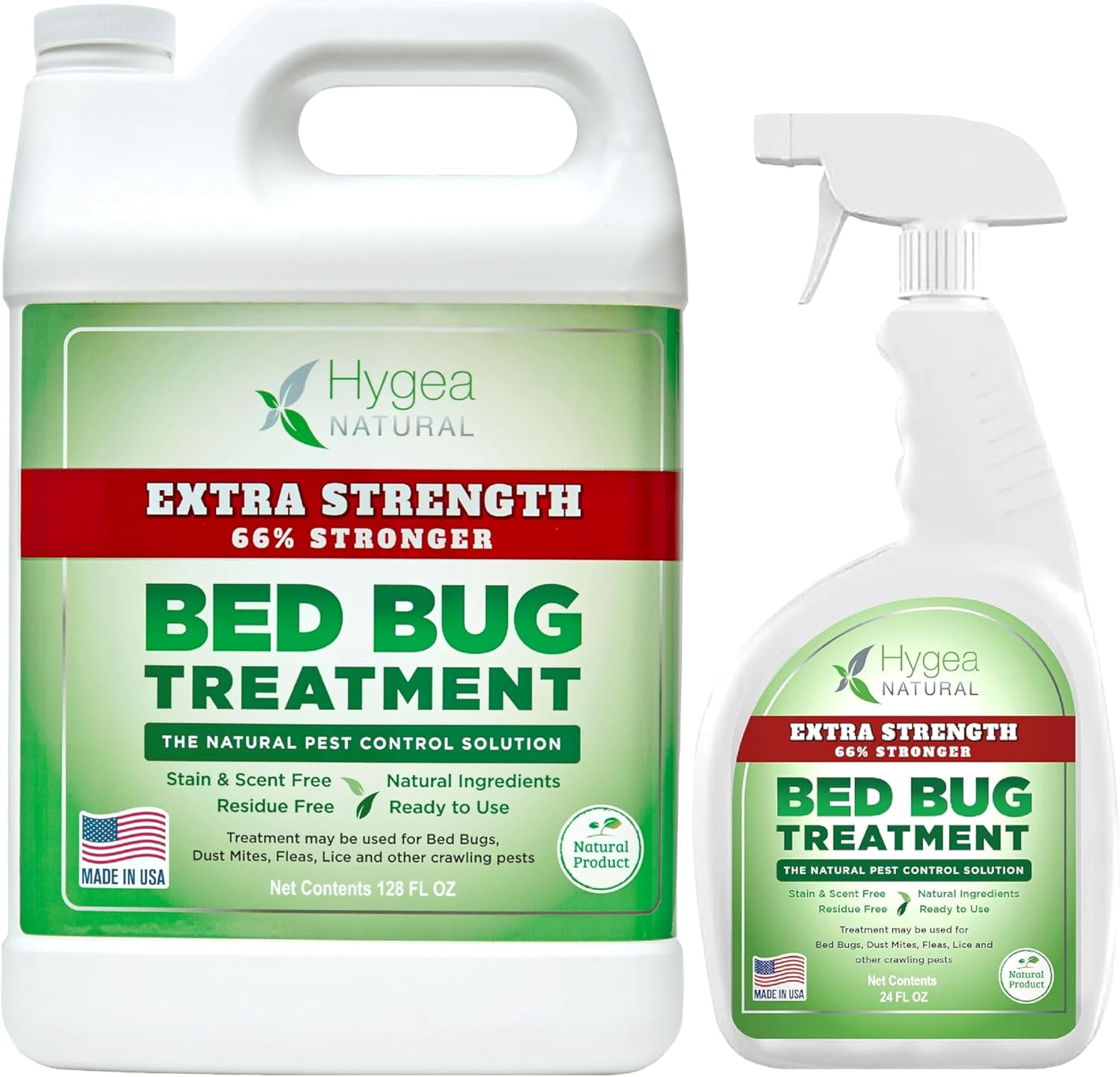 Hygea Natural Extra Strength Bed Bug & Lice Elimination Duo