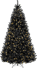 Pre-Lit 4.5ft Black Christmas Tree - Full Artificial Holiday Tree