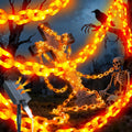 Halloween Decoration Solar Light String 13FT 200 LED Orange Chain
