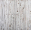 Vintage Wood 8x8FT Photography Backdrop - Rustic White Gray Wood