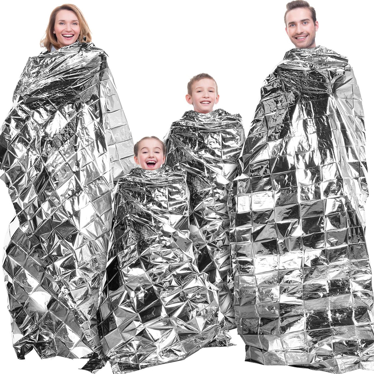 8-Pack High Reflective Emergency Blankets