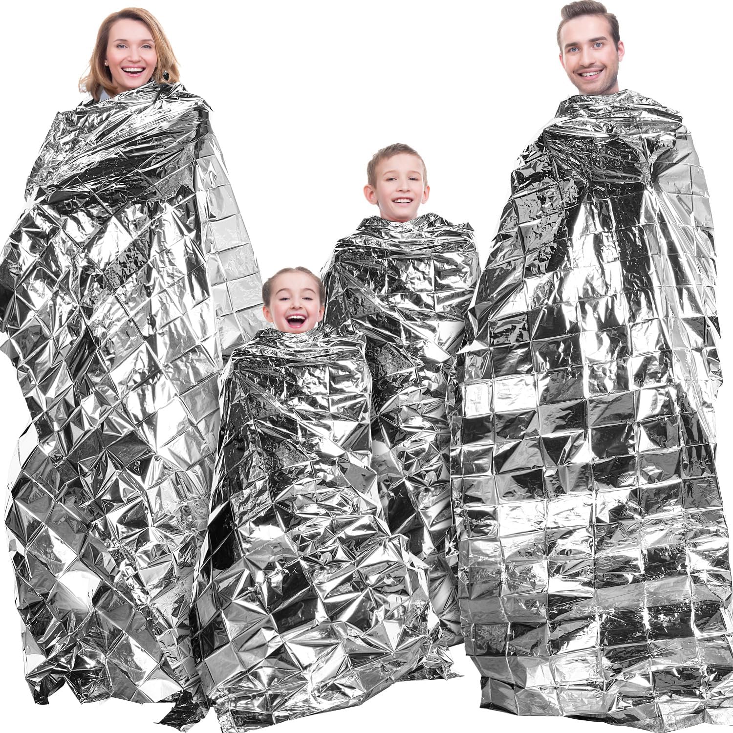 8-Pack High Reflective Emergency Blankets