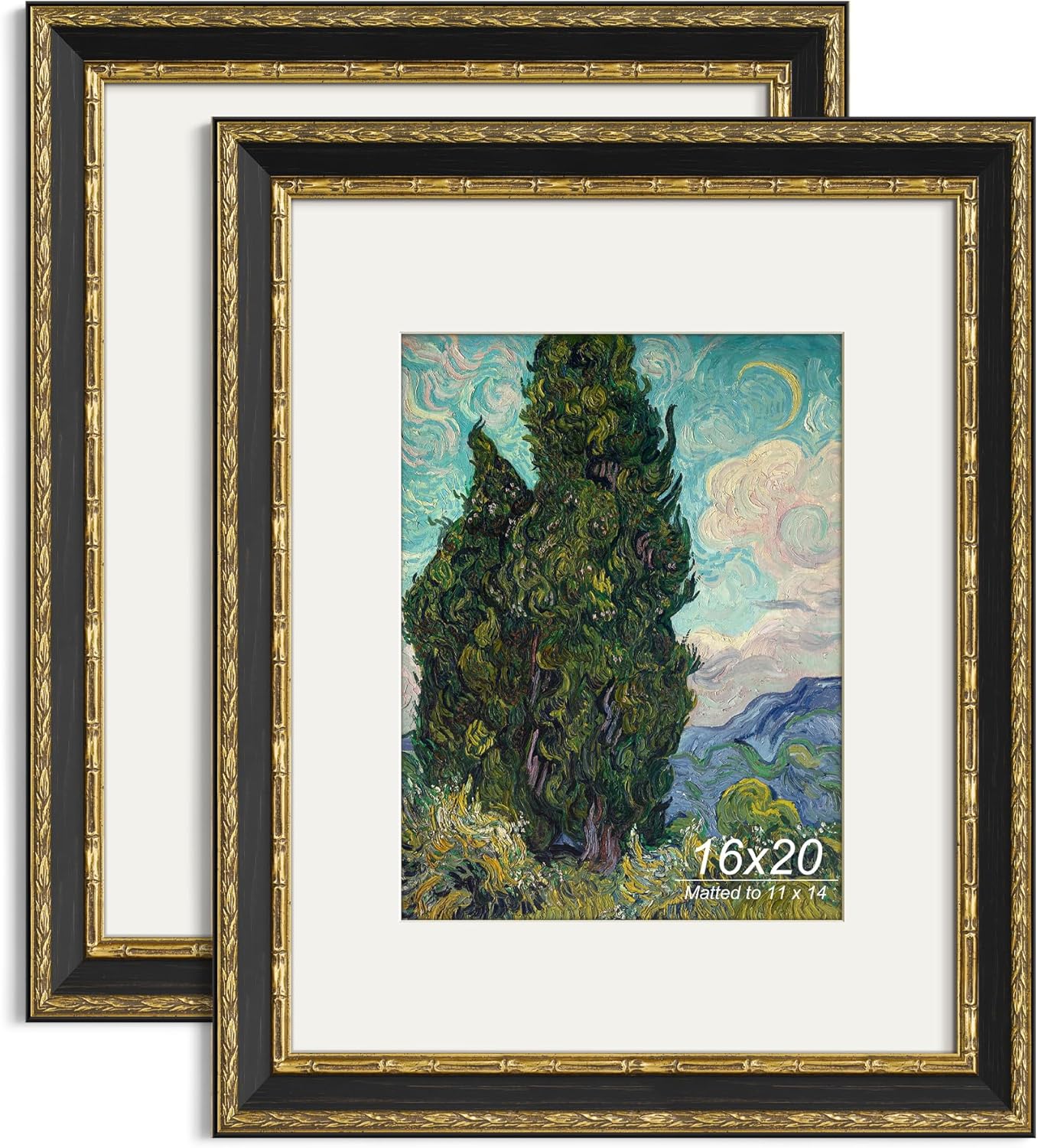 Yaetm 16x20 Vintage Picture Frame for Elegant Home Decor
