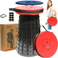 Collapsible Camping Stool XXL 19.7in with Cushion - Heavy Duty