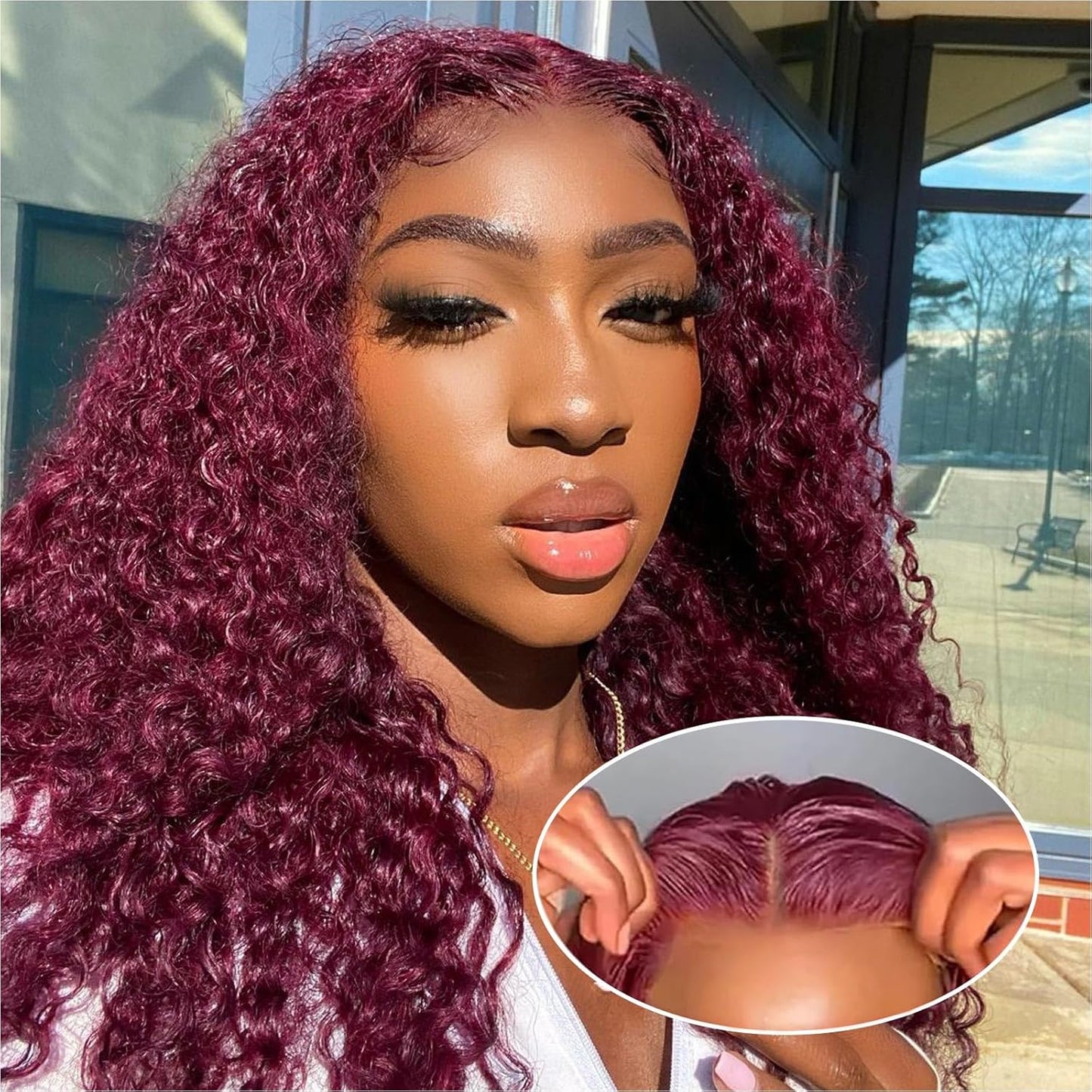 Curly Bob Wig Human Hair Deep Wave 200% Density for Black Women