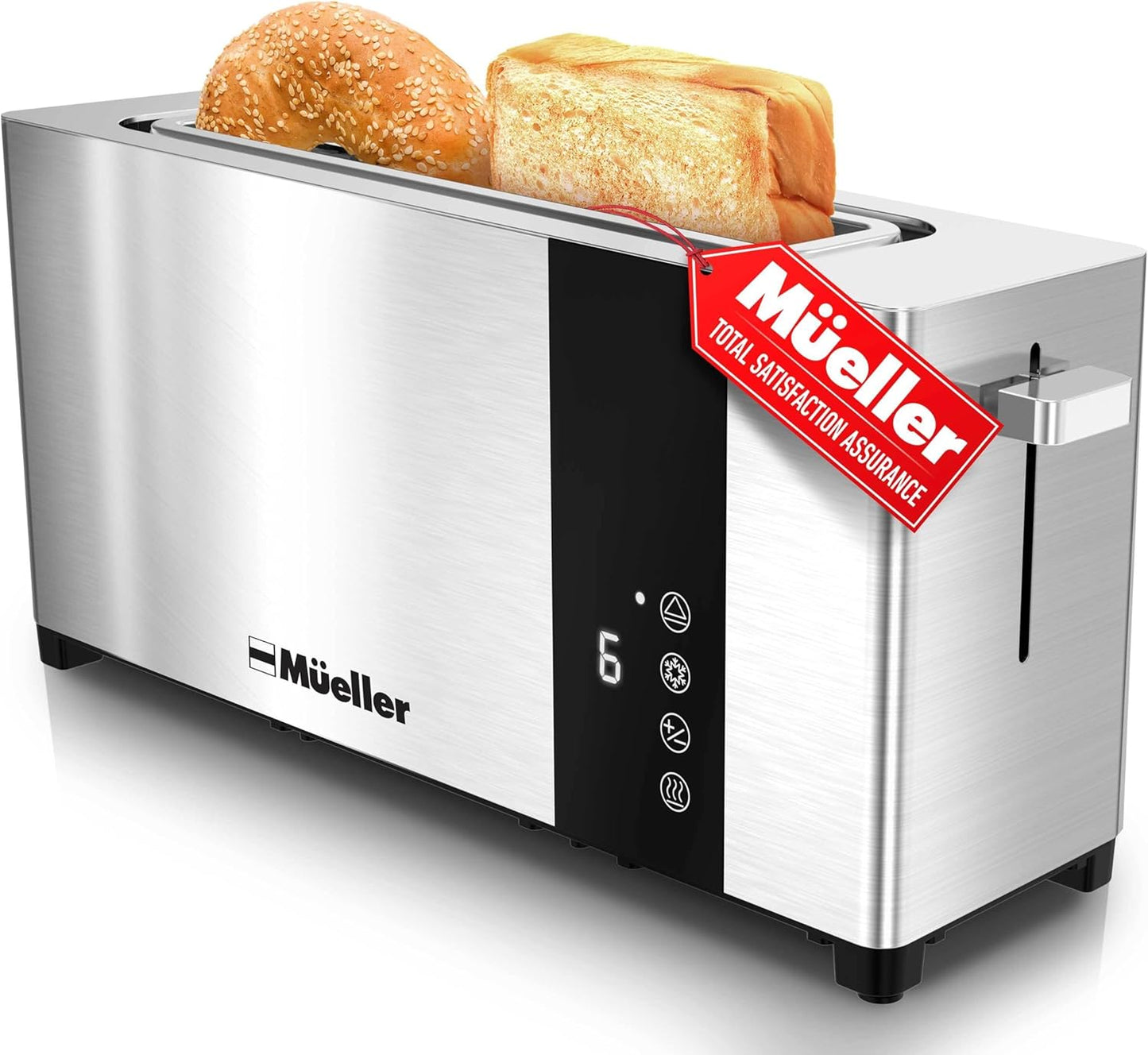 Mueller UltraToast Stainless Steel Toaster with Extra-Wide Slots