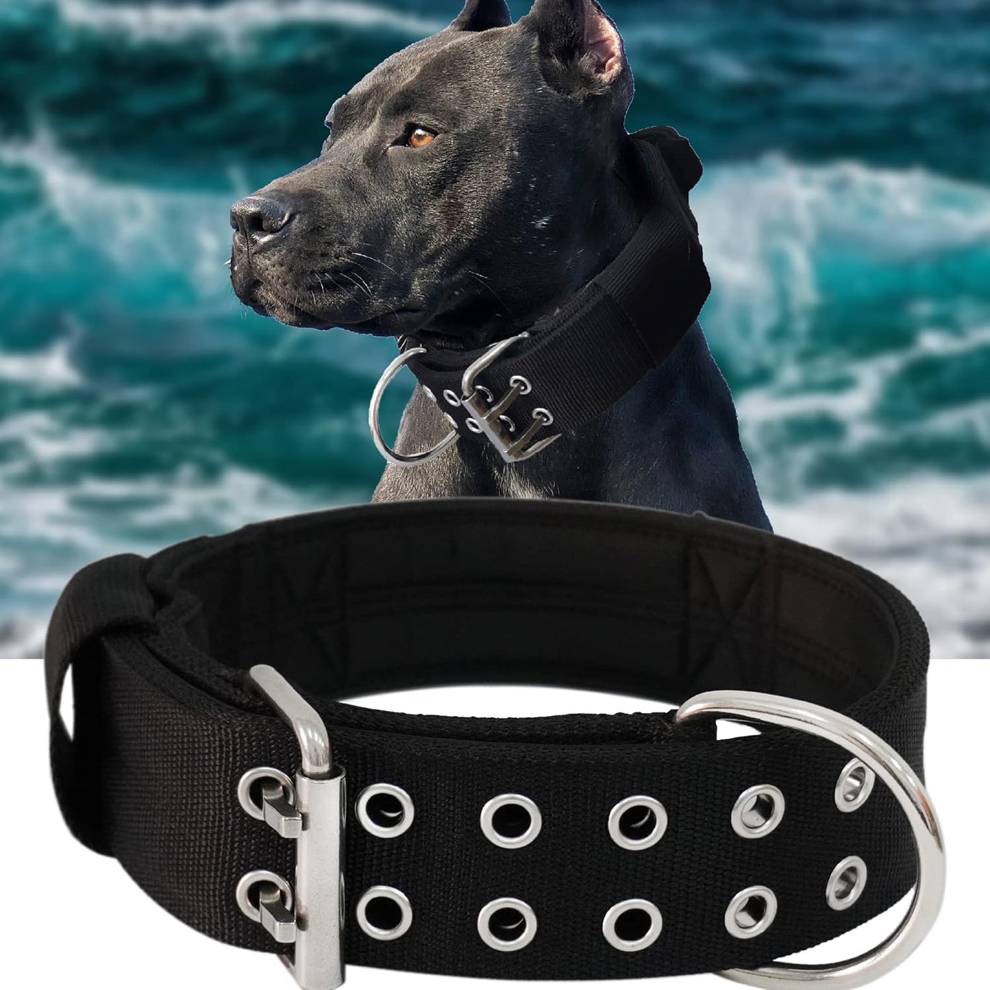 Dog Collar for Large Dogs - Heavy Duty Tactical Collar XL