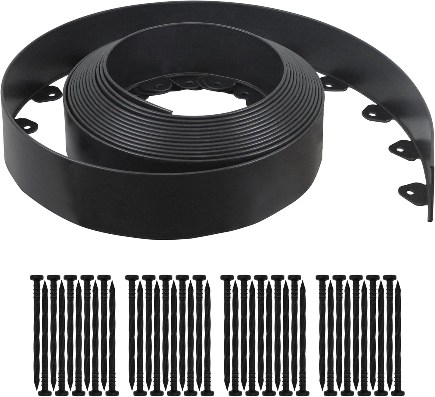Gardzen Landscape Edging Kit for Flower Beds and Pathways