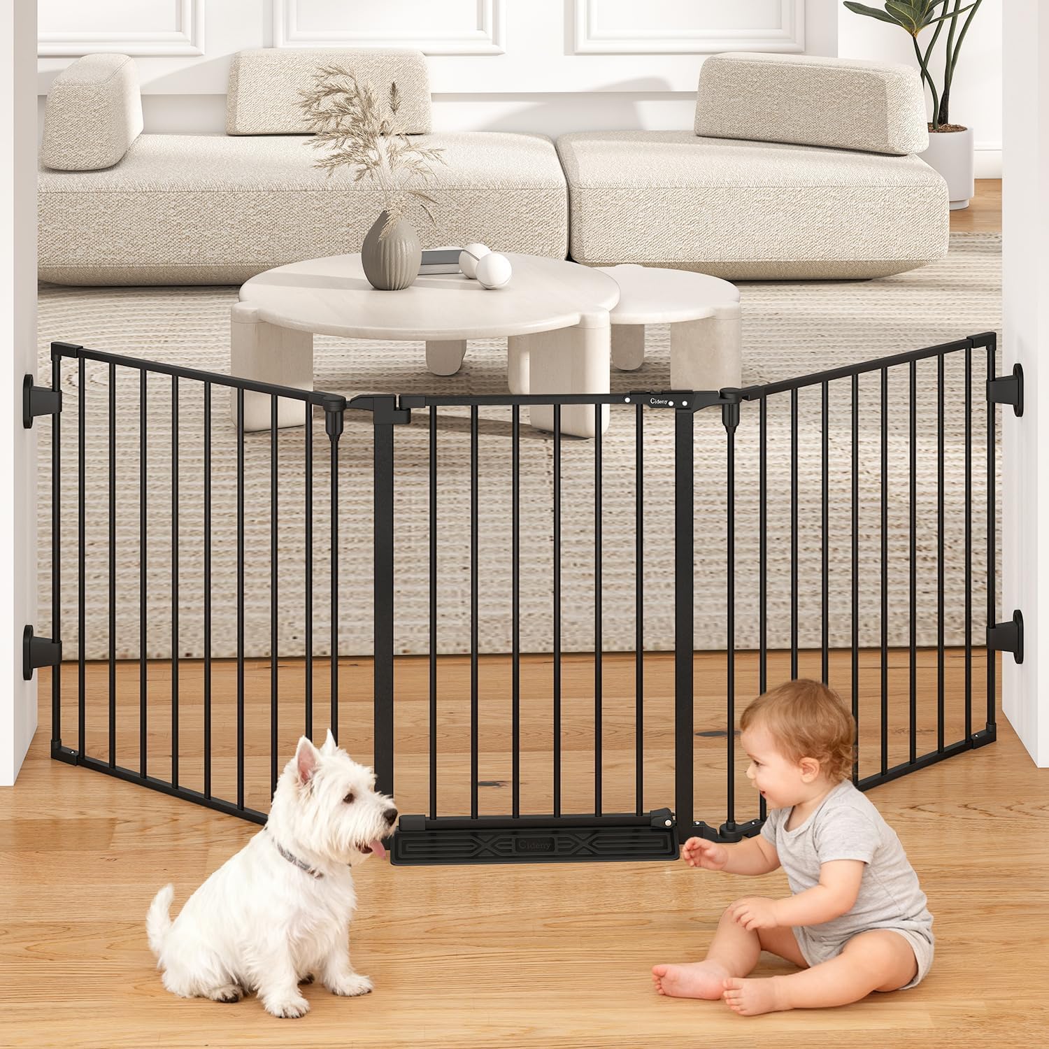 78 Inch Extra Wide Baby Gate for Safety and Convenience