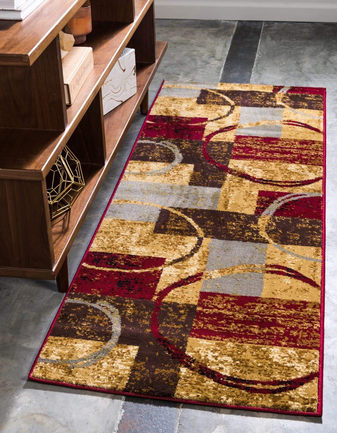 Unique Loom Barista Collection Area Rug - Kouillou Runner