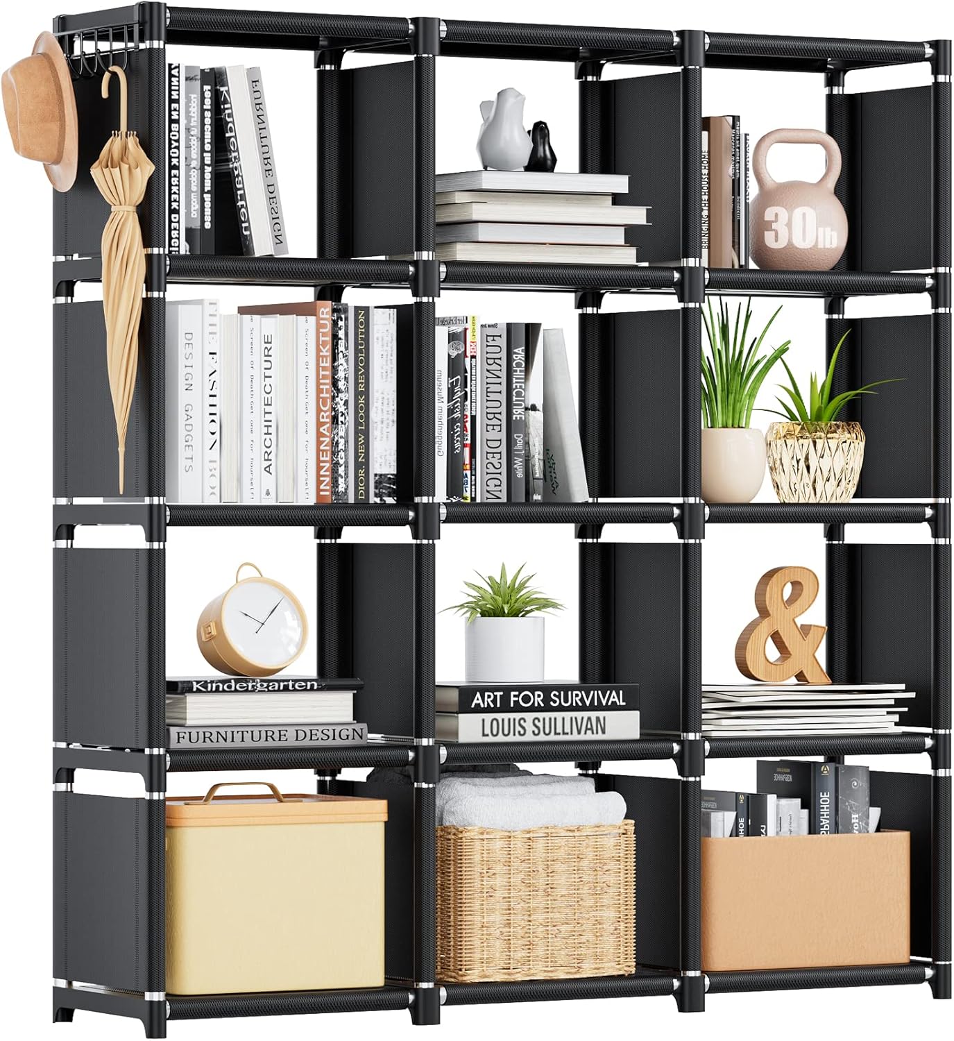 12 Cube Storage Organizer - Maximize Space Efficiently!