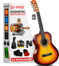 Pyle Beginner Acoustic Guitar Kit 39in Full Size Classical - Starter