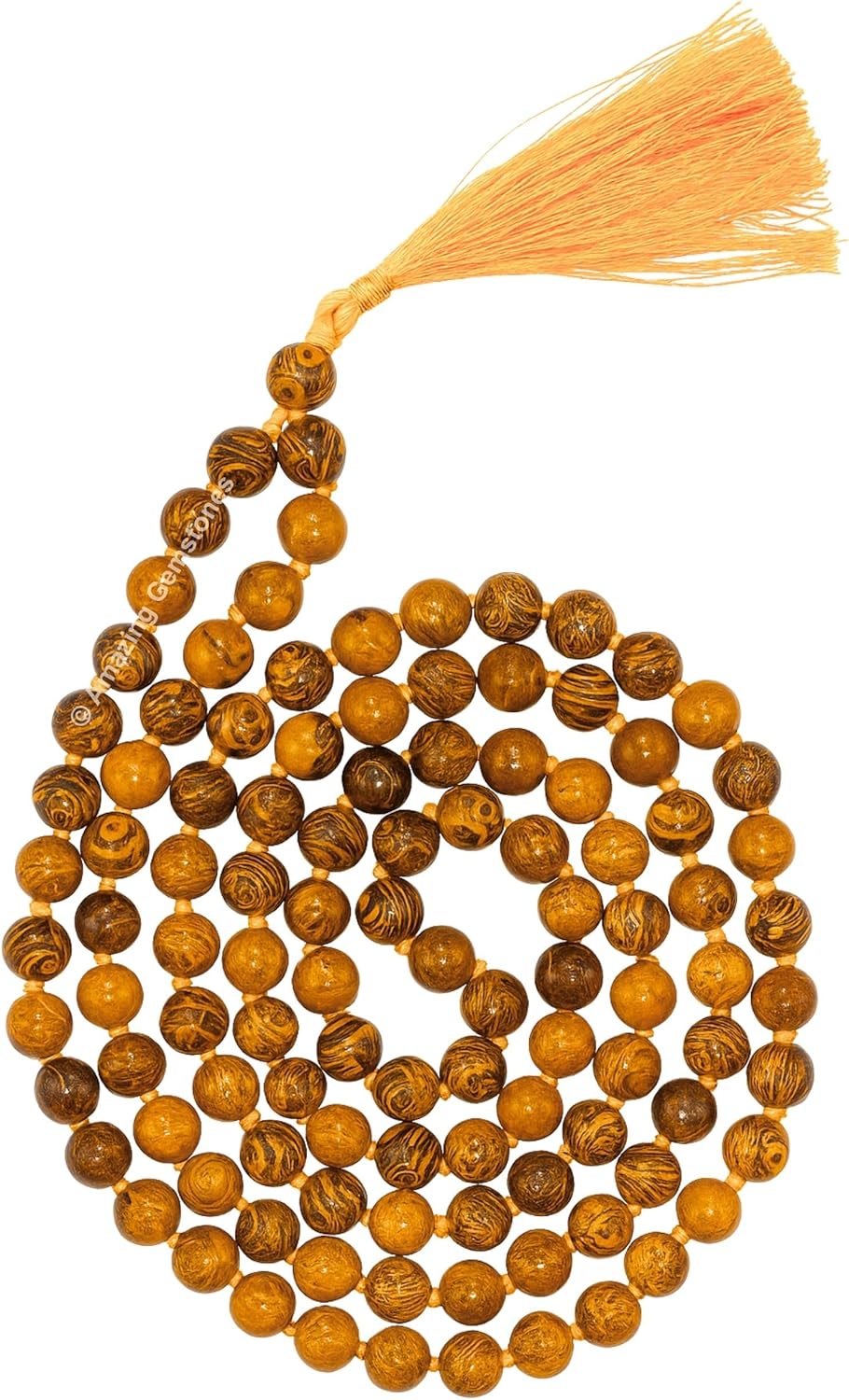 Authentic Gemstone Crystal Mala Beads for Meditation and Mindfulness