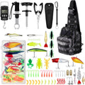 Sosation 134 Pcs Fishing Tool Kit for Men Adults - Complete Starter