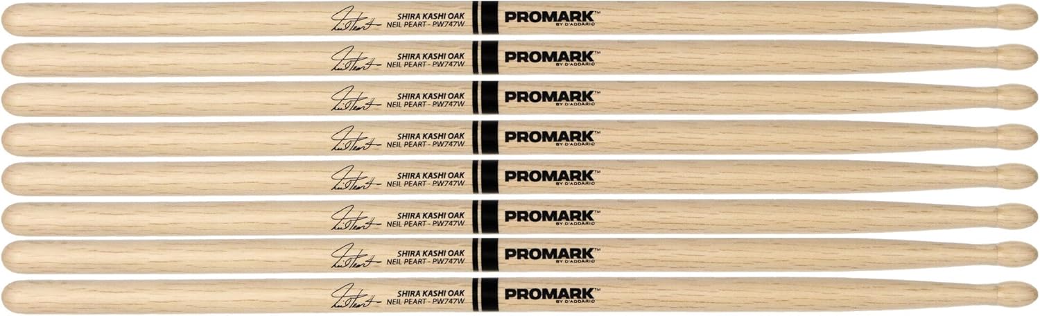 ProMark Neil Peart 747 Shira Kashi Oak Drumsticks - Buy 3 Get 1 Free