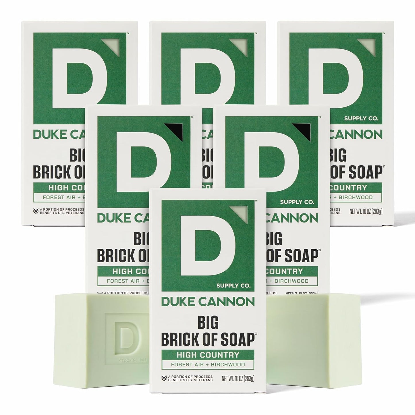 Duke Cannon Big Brick of Soap 6-Pack for Rugged Men