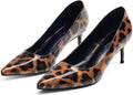 Kitten Heel Low Pumps for Women 2.4 in Closed Pointed Toe