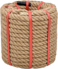Natural Hemp Rope 3/4 in X 100 Ft for Crafts and Outdoor Use