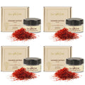 Pure Kashmiri Mongra Saffron Pack of 4 (1g each) - Grade