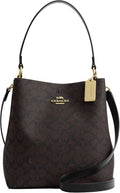 Town Bucket Bag for Women - Double-Faced Leather Crossbody